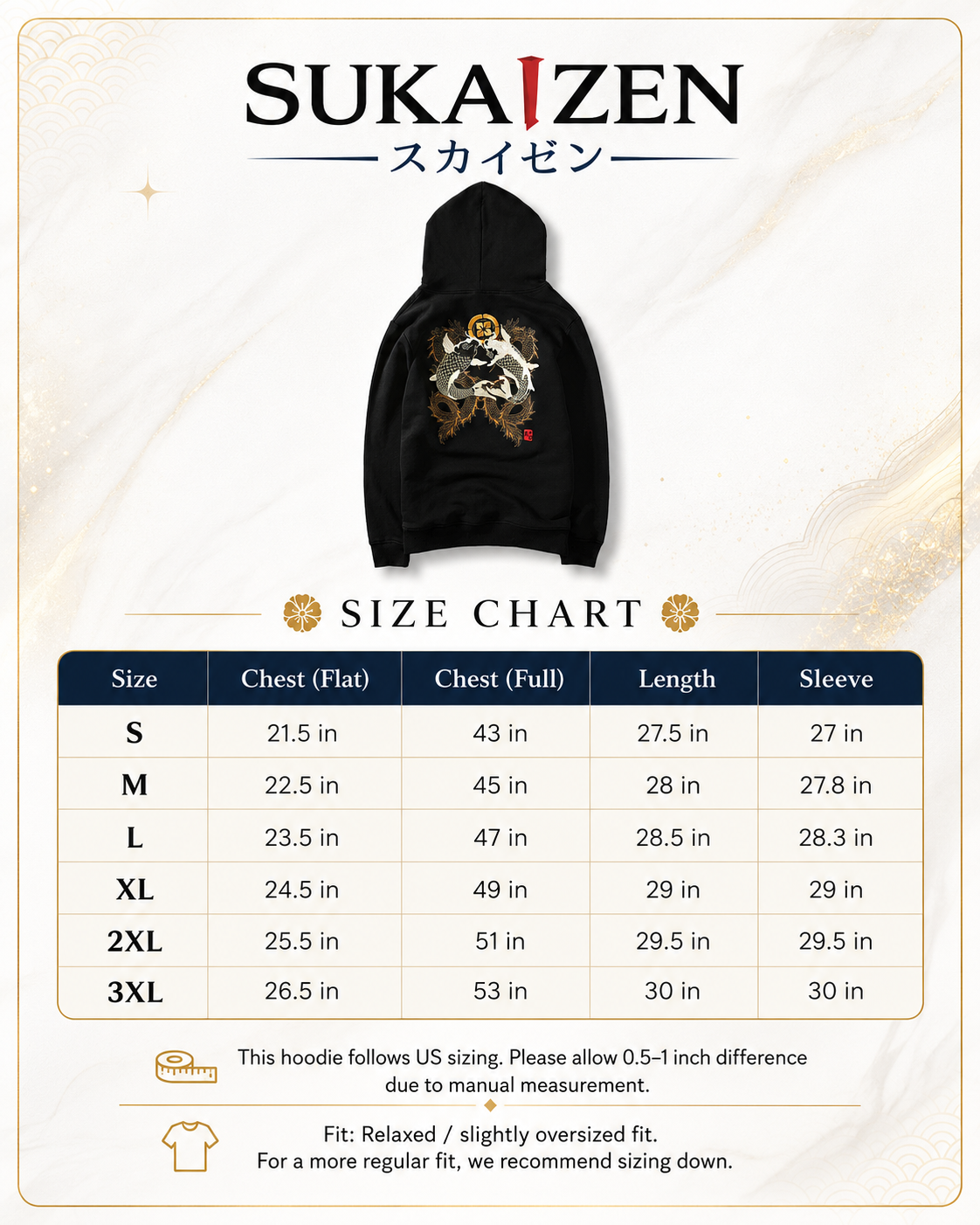Crimson Moon Dragon Hoodie by Sukaizen in washed black with dragon, crimson moon, and cloud embroidery