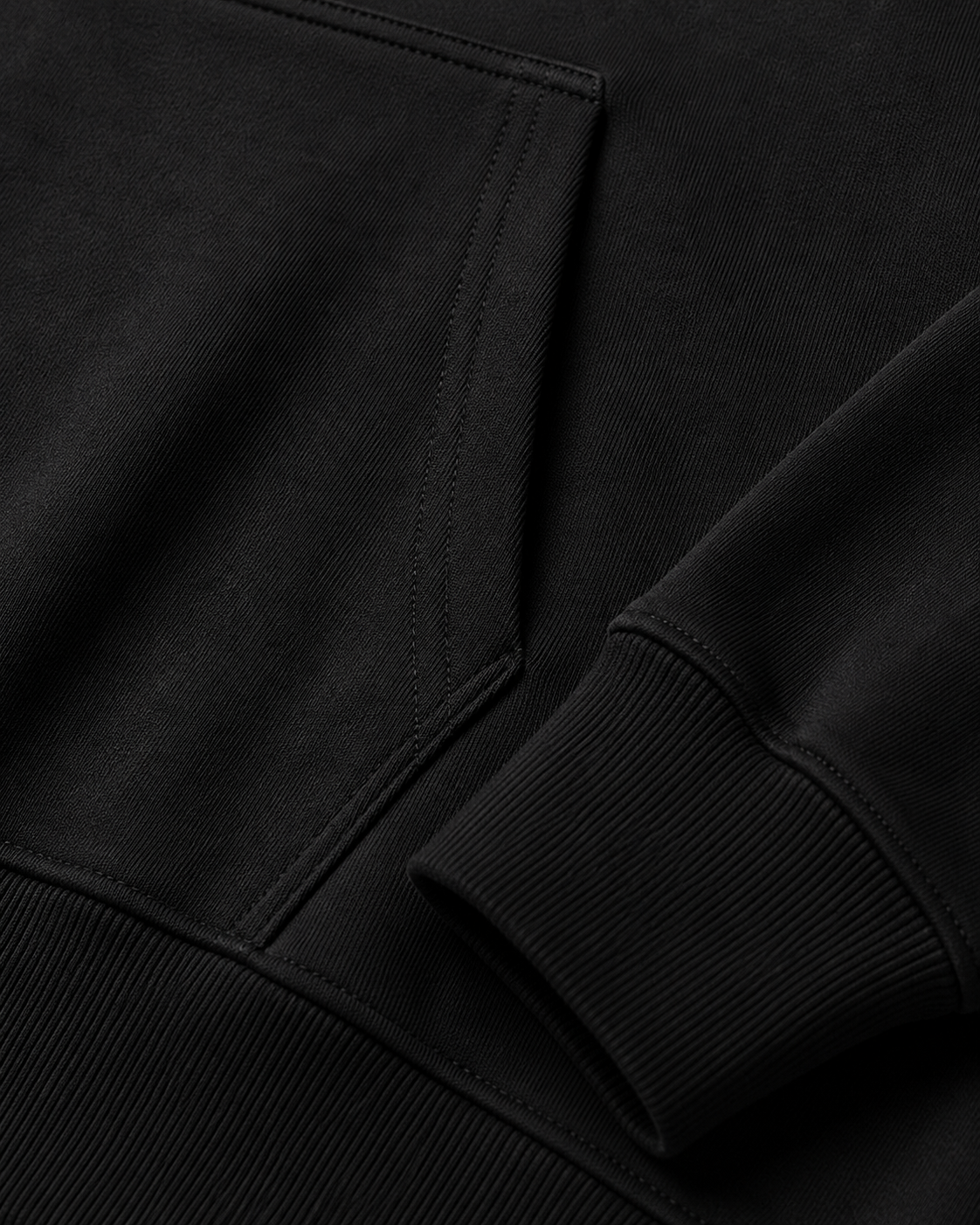 Red Dragon Fury Hoodie by Sukaizen in black with large red dragon, green scale, and gold flame back embroidery