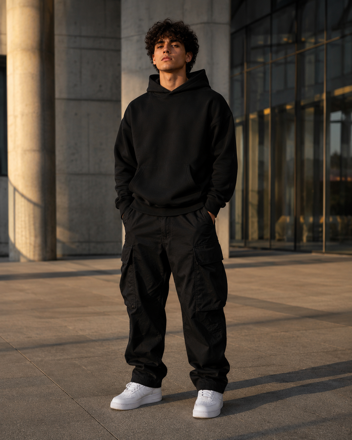 Red Dragon Fury Hoodie by Sukaizen in black with large red dragon, green scale, and gold flame back embroidery